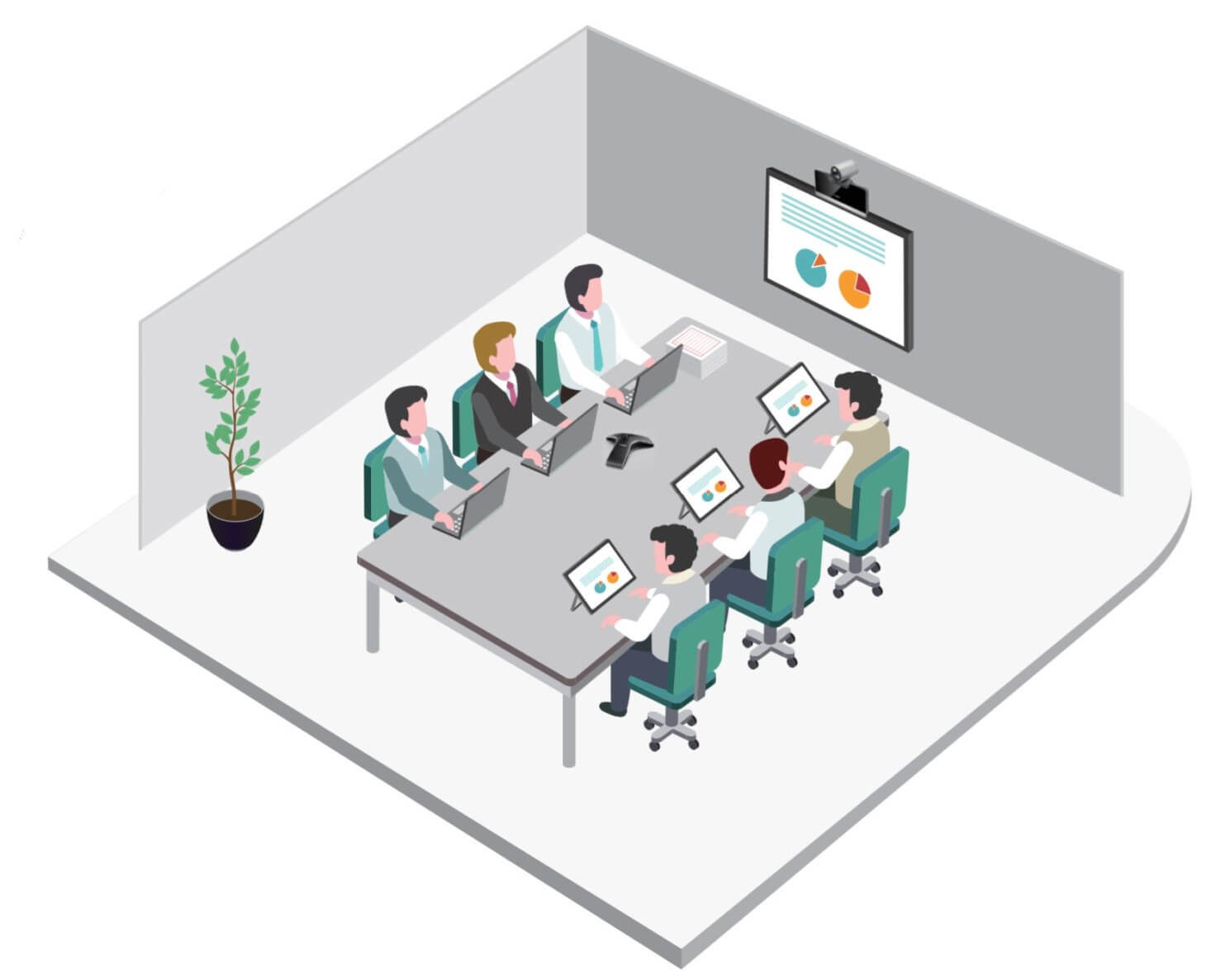 Yealink medium room video conferencing